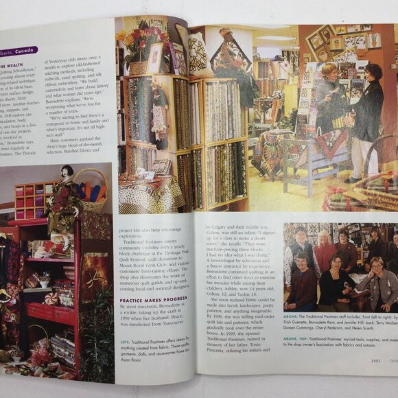 Better Homes Quilt Sampler Quilt Magazine 10 Projects July 2002 Modern Designs - Picture 5 of 14